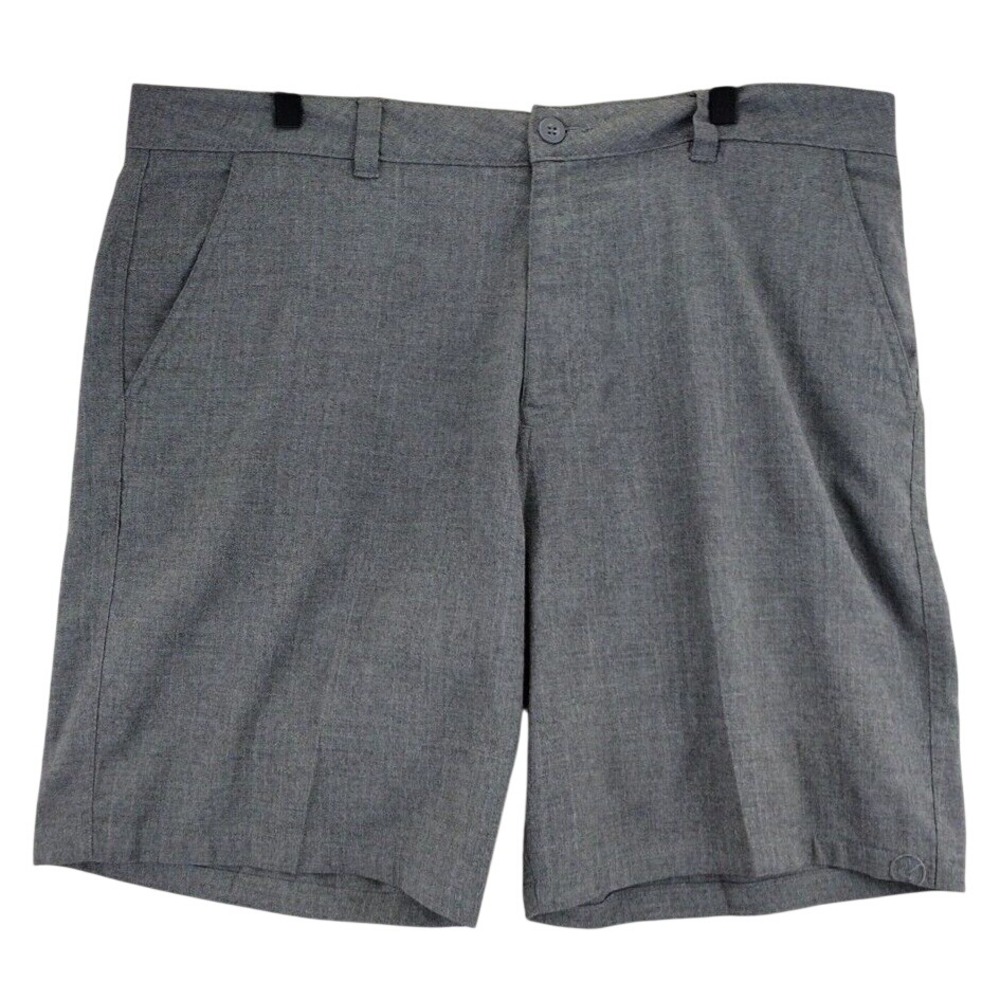 Hang Ten Men Gray Flat Front Shorts Size‎ 42 Casual Everyday Golf Performance